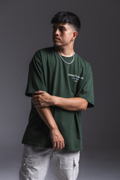 FOUNDATIONS HEAVYWEIGHT TEE - FOREST GREEN