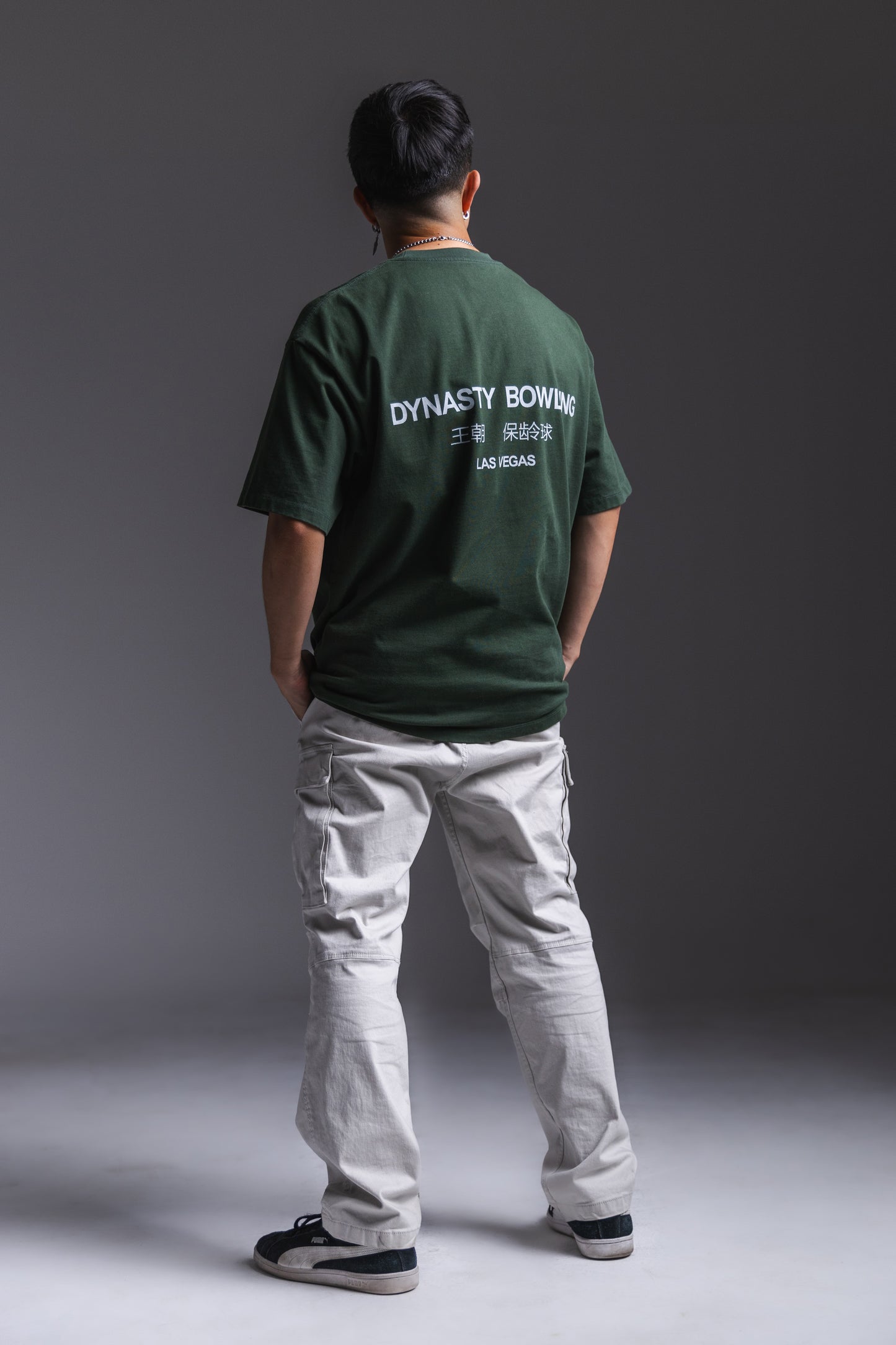 FOUNDATIONS HEAVYWEIGHT TEE - FOREST GREEN