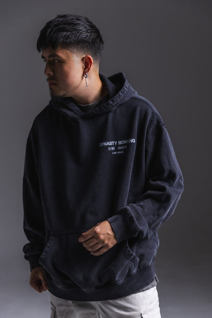 FOUNDATIONS HEAVYWEIGHT HOODIE - FADED BLACK